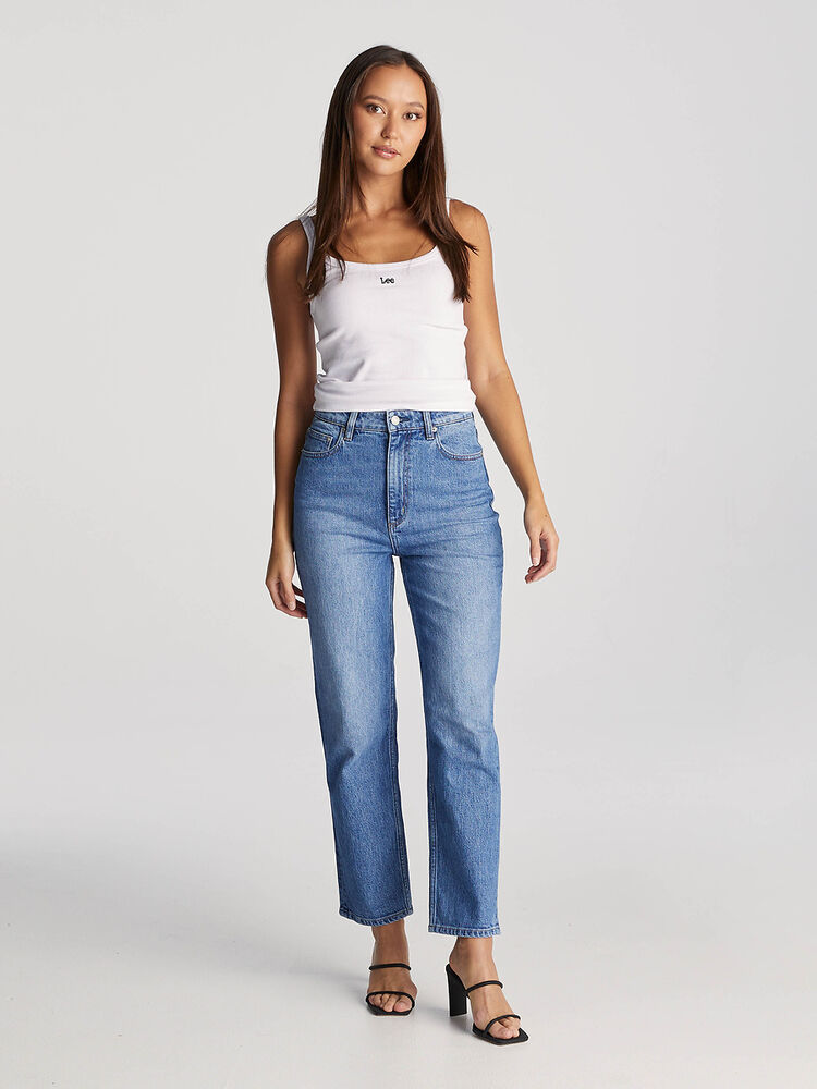 lee easy fit crop jeans